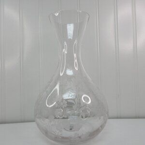 Pioneer Woman Daisy Floral Glass Decanter Clear 50oz New
